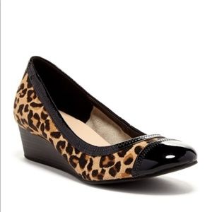 Cole Haan Elsie Leopard Print Wedge